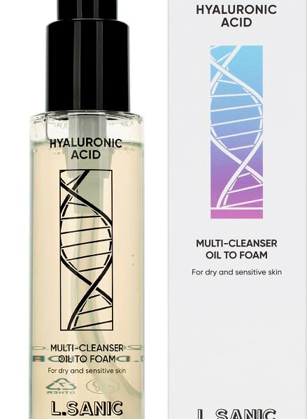 Масло-пенка L Sanic гидрофильное с гиалуроновой кислотой 120мл