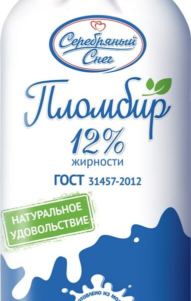 Мороженое пломбир Милк Трейд Серебряный Снег