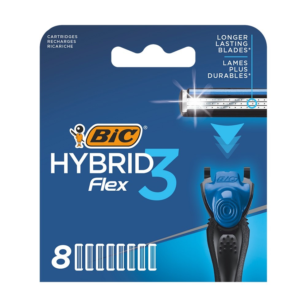 

Сменные кассеты для бритья Bic Flex 3 Hybrid 8 шт