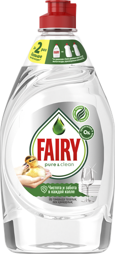 

Средство для мытья посуды Fairy Pure&Clean 450 мл дизайн упаковки в ассортименте 1 шт.
