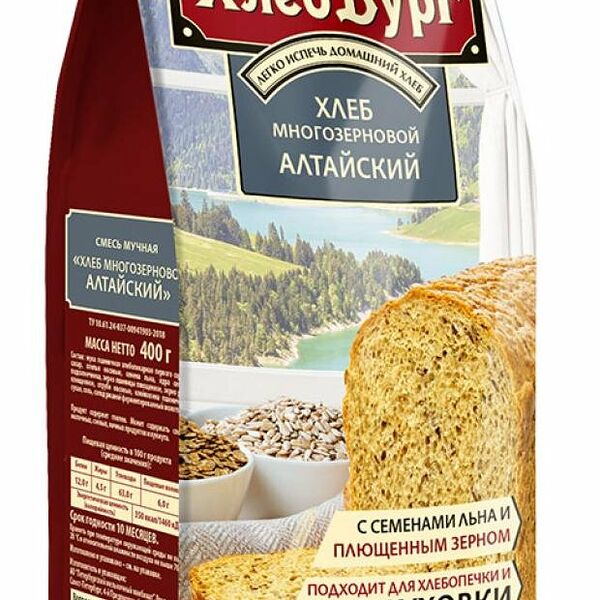 Смесь для выпечки Хлеббург хлеб Алтайский