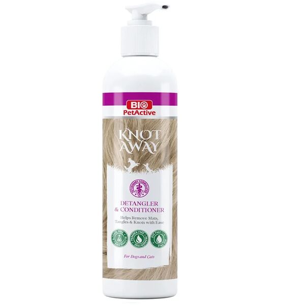 Кондиционер BioPetActive Knot Away для собак и кошек, для легкого расчесывания и распутывания шерсти, 250 мл