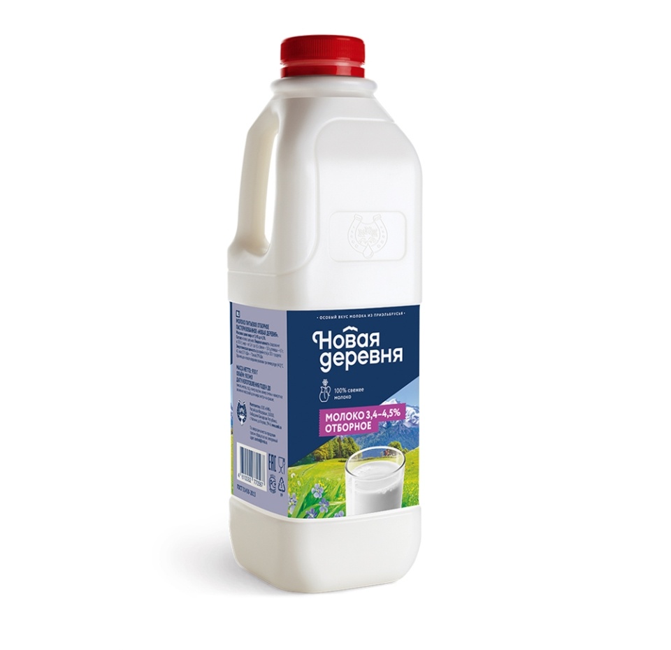 

Молоко Новая деревня Отборное 3.4%-4.5% 905 мл