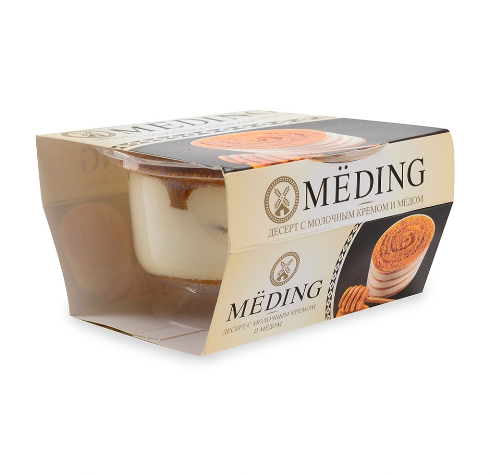 

Десерт с молочным кремом и мёдом 9,7%, Мёding, 85 г, Россия, БЗМЖ