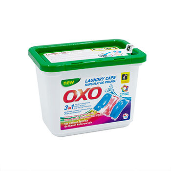 Капсулы гелевые трёхкамерные для стиральной машины, Oxo, 20 шт., Польша