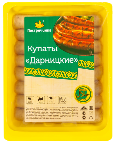 

Купаты охлажденные Пестречинка Дарницкие куриные 400 г