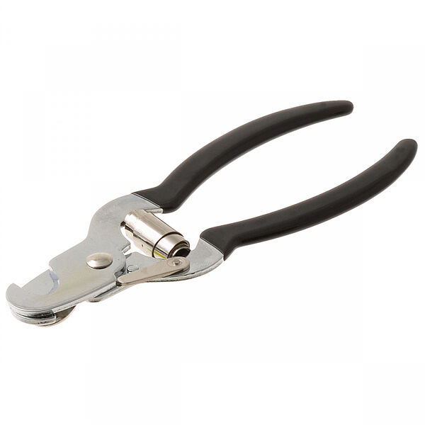 Когтерез-секатор для крупных животных Delight средний со стопором в пакете, чёрный