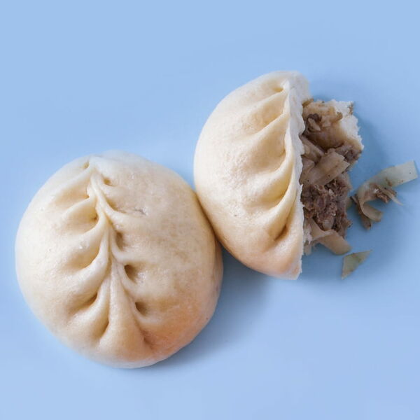 Булочка Бао говядина с капустой