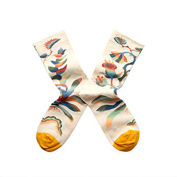 Носки женские Plant Natural высокие, Bonne Maison, размер 39-41, Франция