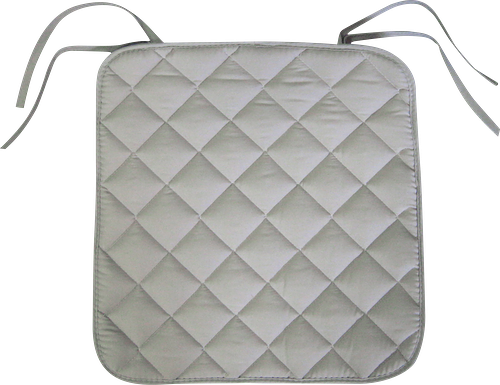 Сидушка стеганая HOMECLUB 38х38см, с завязками, Арт. СНС3838