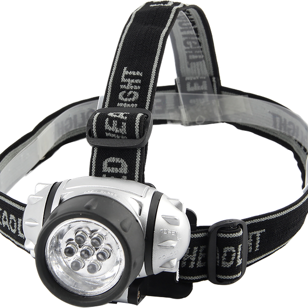 Фонарь налобный светодиодный LENTEL GL02, 7 светодиодов