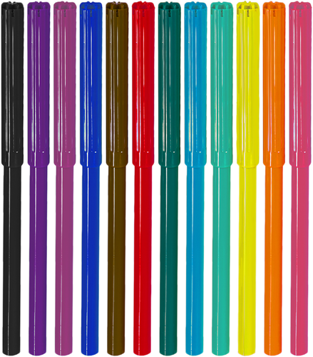 

Фломастеры ArtSpace Милые зверушки, смываемые, 12 цветов