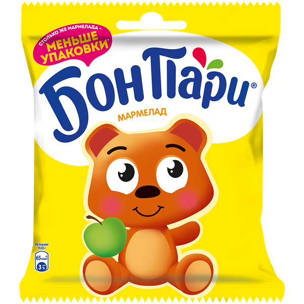 Мармелад жевательный фигурный Бон Пари Забавный медвежонок и Ко со вкусом Фруктов