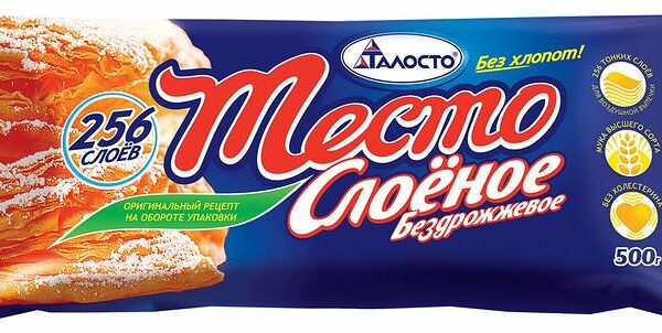 Тесто бездрожжевое Талосто слоёное
