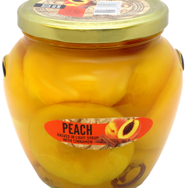 Персики DOLCE ALBERO половинки в сиропе с корицей