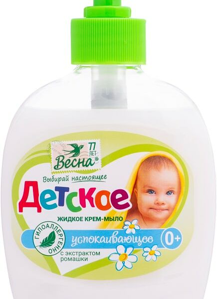 Крем-мыло жидкое Весна Детское с экстрактом ромашки 280г