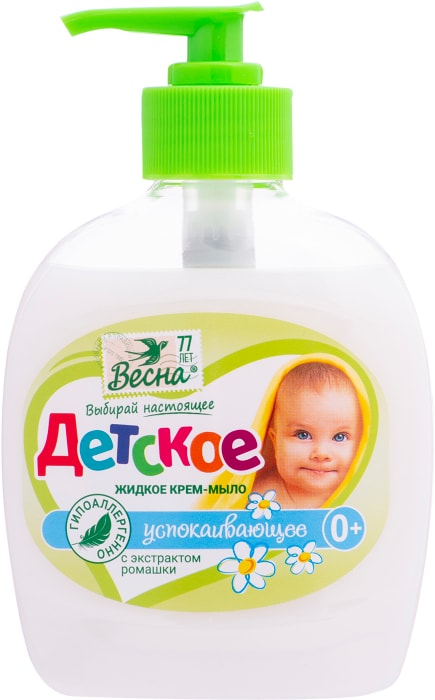 

Крем-мыло жидкое Весна Детское с экстрактом ромашки 280 г