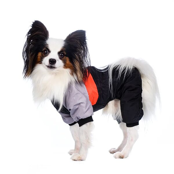 Комбинезон на молнии для собак 2XL коричневый (унисекс)