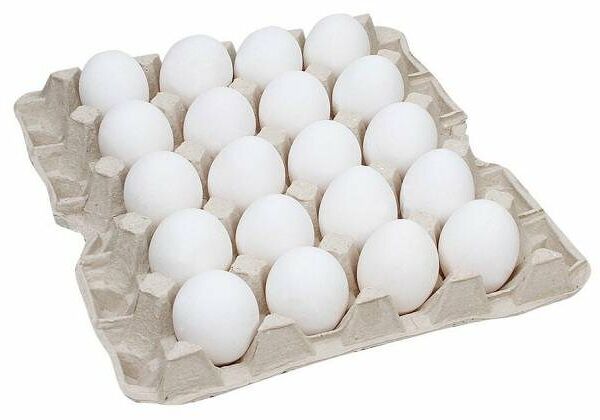 Яйцо куриное пищевое столовое СО ТМ Три несушки, 20 шт