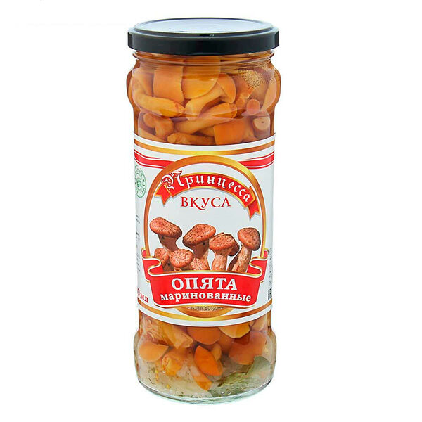 Грибы маринованные опята Принцесса вкуса 530г