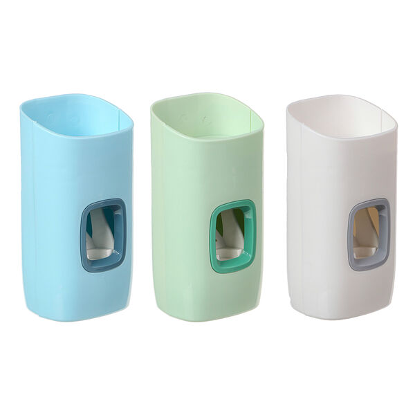 Дозатор для зубной пасты Vetta автоматический настенный 7 х 6 х 13.5 см, цвет в ассортименте, 1 шт.