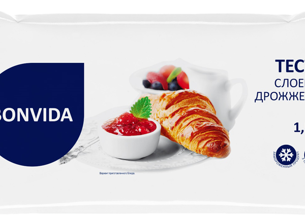 Тесто дрожжевое BONVIDA слоеное