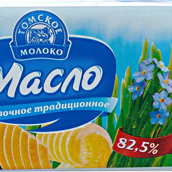 Масло сливочное Томское Молоко 82.5% 180г