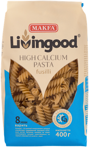 Макаронные изделия Makfa Pasta Fusilli с водорослями 400г