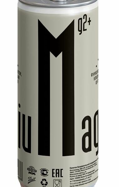 Напиток безалкогольный MagniuM Функциональный газированный, 330 мл