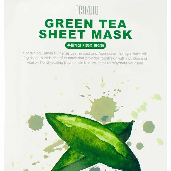 Маска для лица Tenzero тканевая экстракт зеленого чая 25 мл
