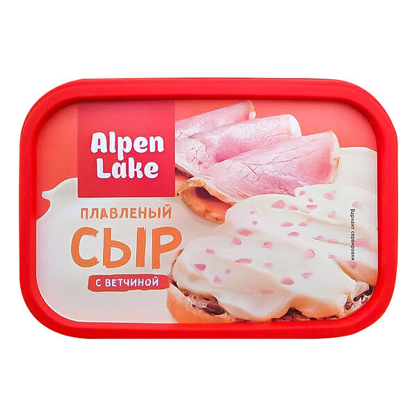 Сыр плавленный Alpen lake с ветчиной