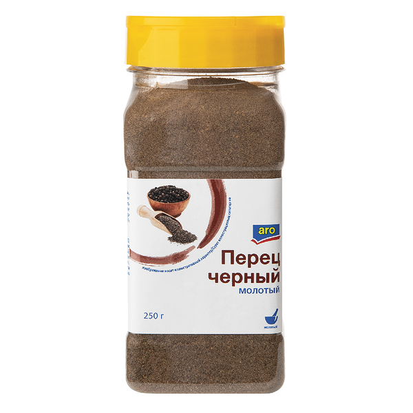 Перец черный молотый ТМ Aro