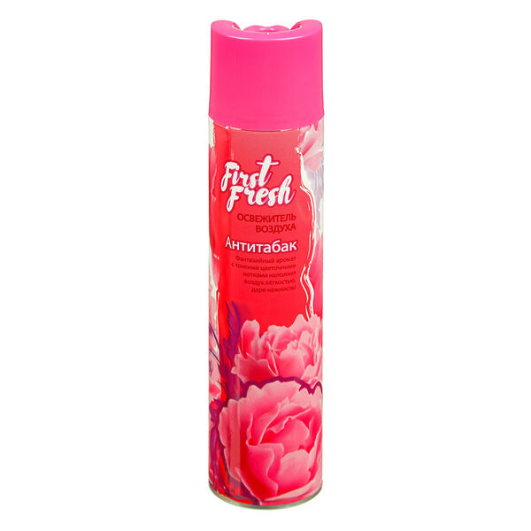 Освежитель воздуха first fresh аэрозоль, антитабак, 300мл