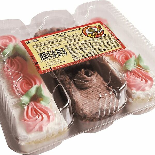 Пирожное Тортила Бон-Венето бисквитное