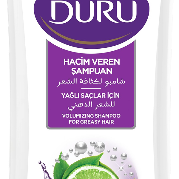Шампунь для увеличения объема волос DURU с экстрактом лайма, 600мл