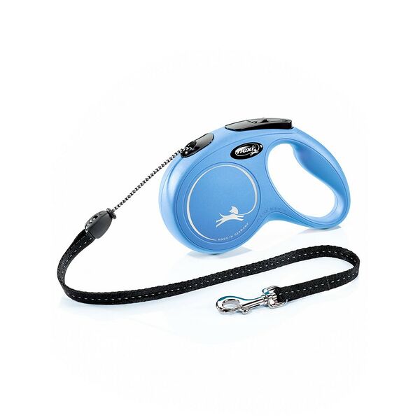Рулетка Flexi New Classic для собак до 20 кг (5 м трос) M, Синий