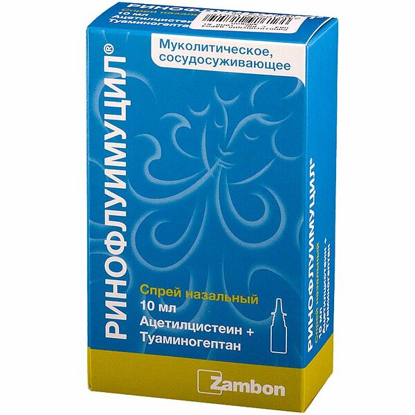Ринофлуимуцил спрей назальный 10 мл