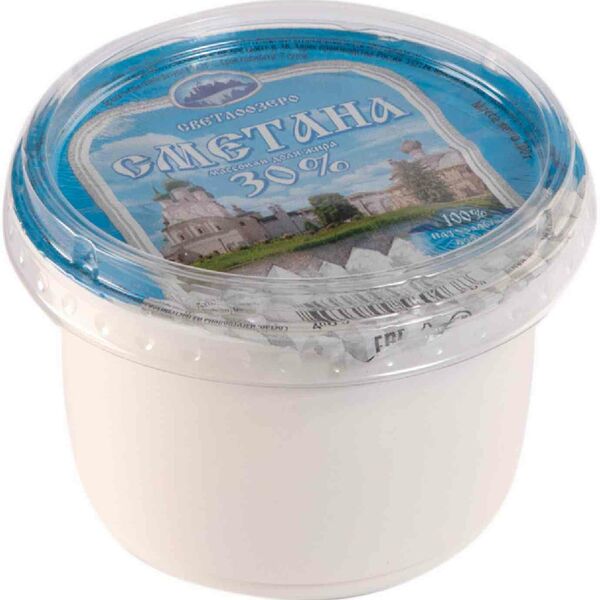 Сметана Светлоозеро 30%