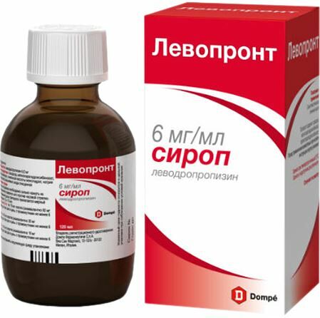 Левопронт сироп 6 мг/мл 120 мл