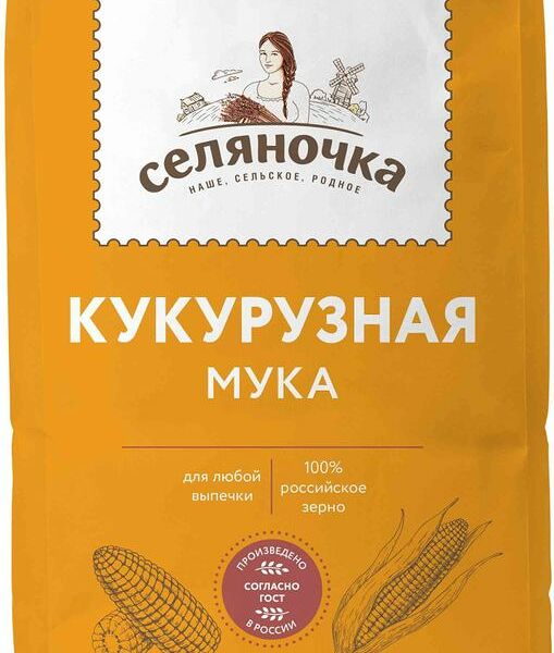 Мука Селяночка кукурузная 500г
