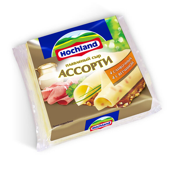 Сыр плавленый ассорти 45% Hochland