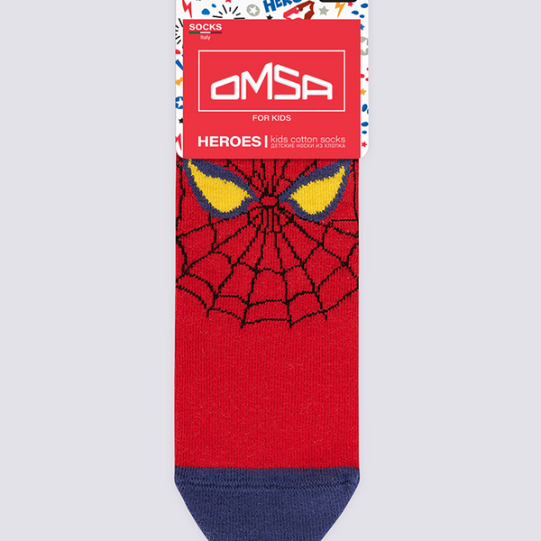 Носки для мальчиков Omsa kids Heroes rossa, р 27-30