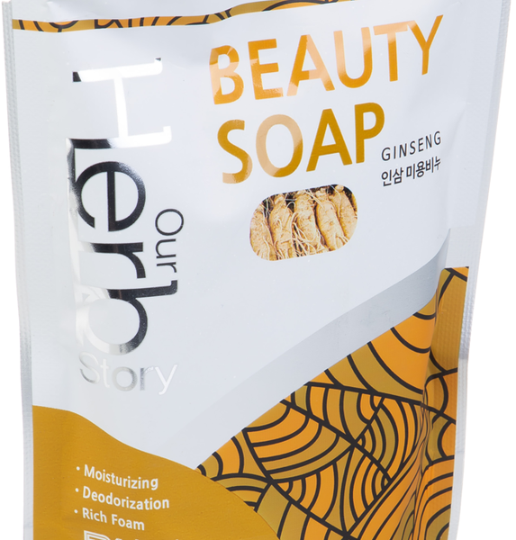 Мыло-пенка для умывания KOREA Our Herb Story с женьшенем