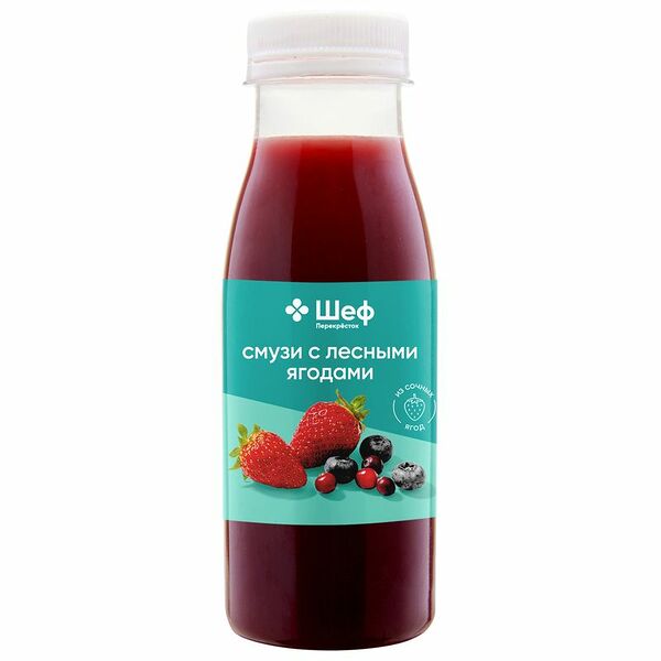 Смузи с лесными ягодами Шеф Перекрёсток, 250 мл