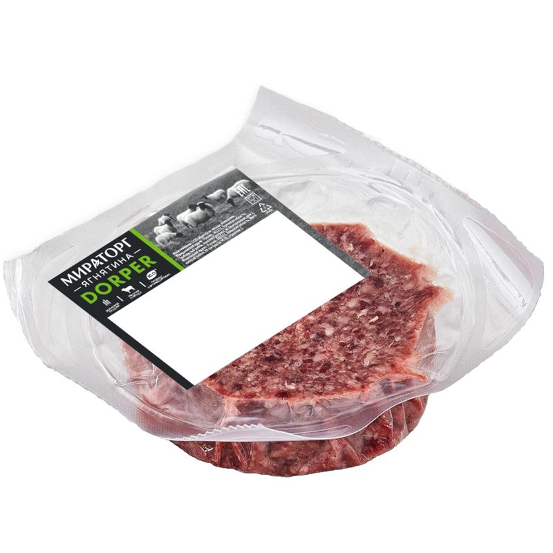 

Бургер Мираторг из говядины и ягнятины категории А охлажденный 300 г