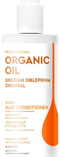 Бальзам для волос Professional Organic Oil Увлажнение и гладкость облепиховый 250мл