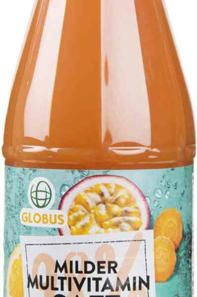 Сок Глобус Мультифрукт с добавлением морковного сока с мякотью