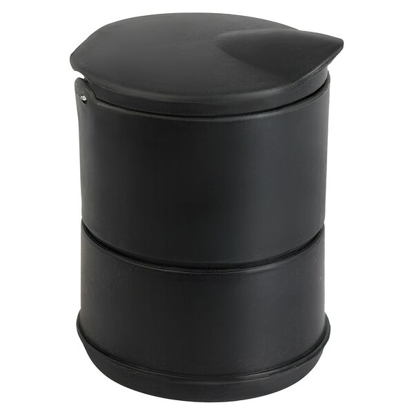 Пепельница для авто с подсветкой, 9х6.8 см, чёрная