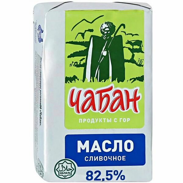 Масло сливочное Чабан 82.5% 180 г