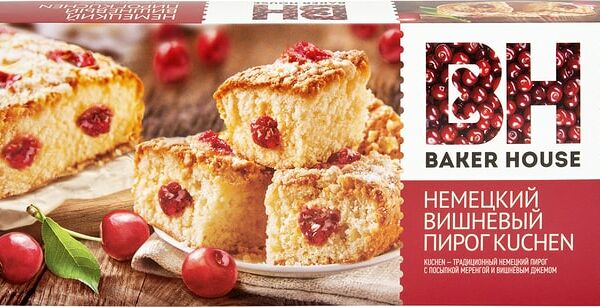 Пирог Baker House Kuchen Вишневый 350г